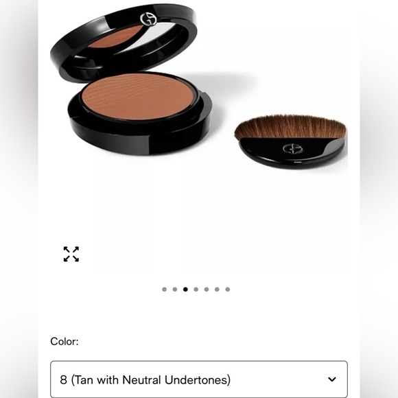 Giorgio Armani Luminous Silk Glow Fusion Setting Powder - Shade 8 Tan. MSRP $69! - Picture 7 of 12